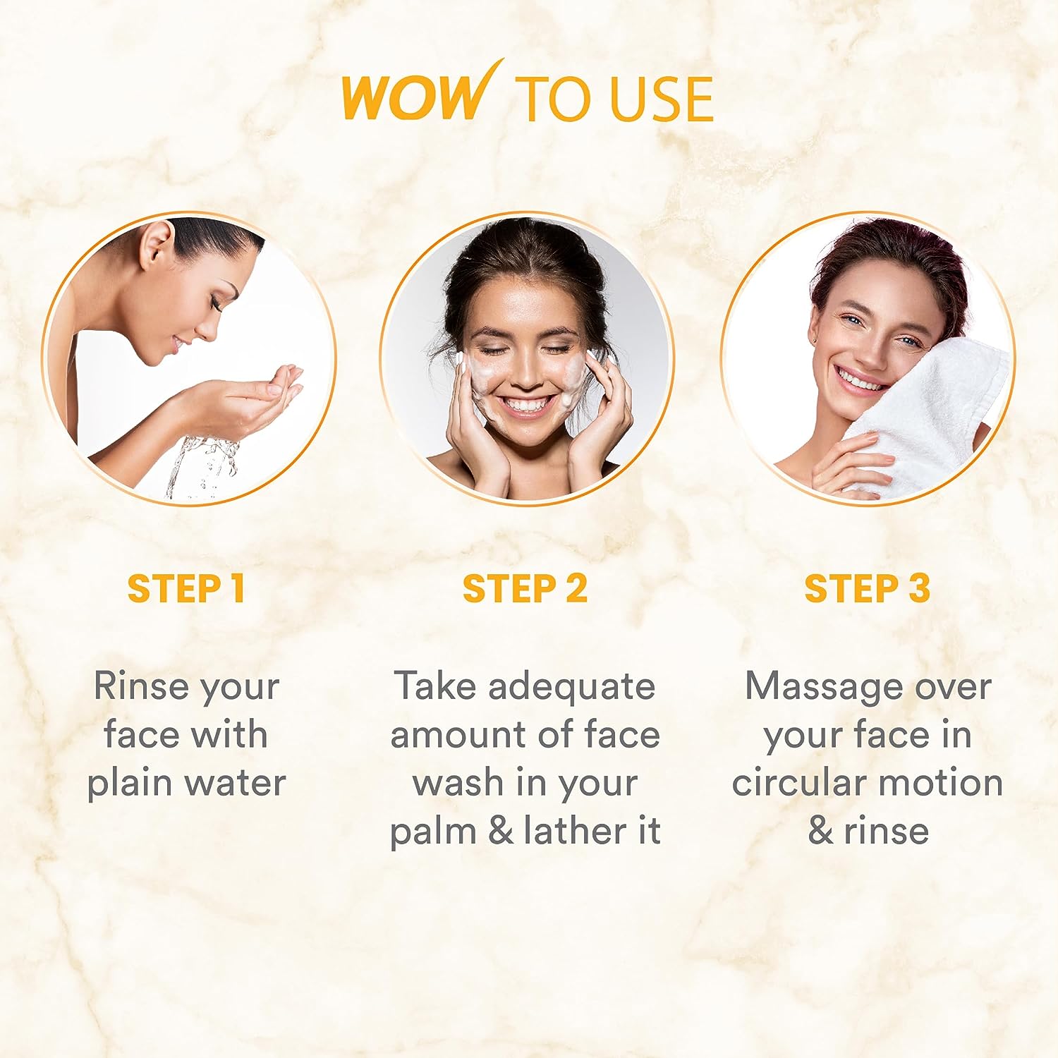 WOW Skin Science Brightening Vitamin C Face Wash - No Parabens, Sulphate, Silicones & Color (100mL) - View 3 of 3