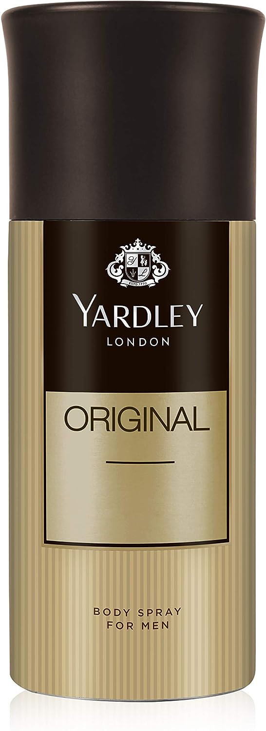 Yardley Original Body Spray For Men Fresh Fragrance For Masculine Elegance 150ml - Shop at Colombo Mall