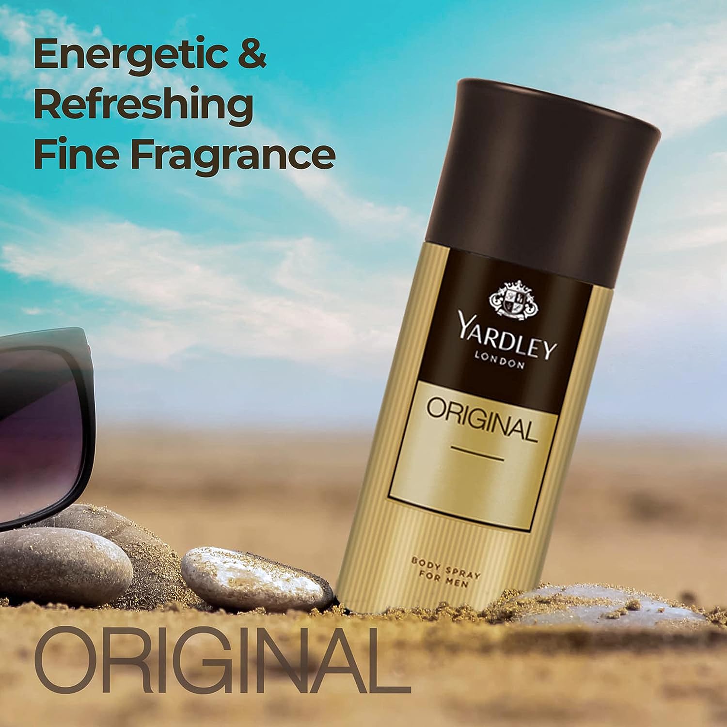 Yardley Original Body Spray For Men Fresh Fragrance For Masculine Elegance 150ml - View 2 of 3