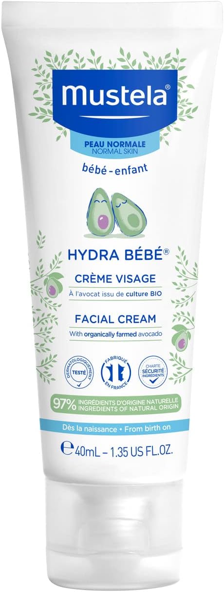 Mustela Hydra Bebe Face Cream – Daily Baby Moisturizer with Natural Avocado- 40ml - Related product