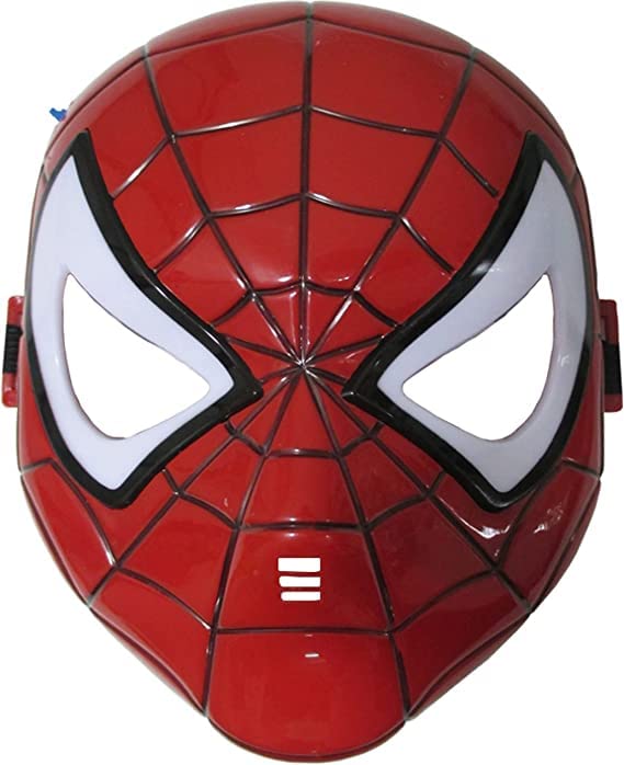 BEAU STUTI Mask for Kids,Super Hero Hulkk Camouflage Face Mask Cosplay for Party With Led Light Costume Birthday Toy Gift for Children Halloween Cosplay Masquerade Party (Spider_man) - Related product
