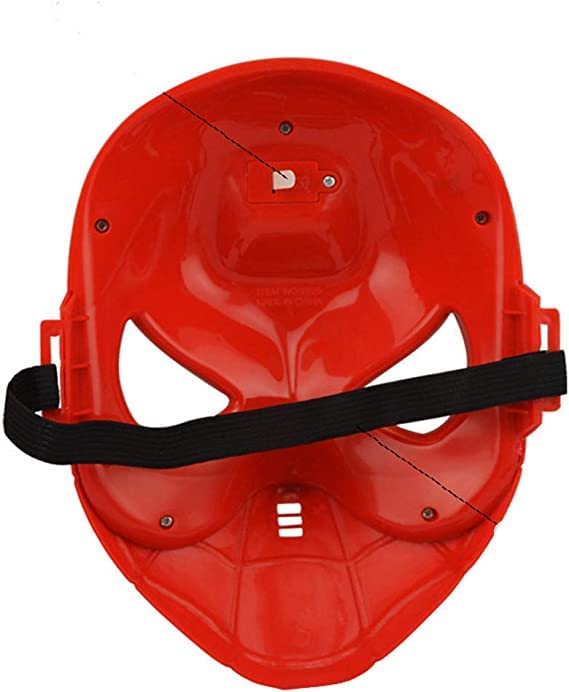 BEAU STUTI Mask for Kids,Super Hero Hulkk Camouflage Face Mask Cosplay for Party With Led Light Costume Birthday Toy Gift for Children Halloween Cosplay Masquerade Party (Spider_man) - View 3 of 3