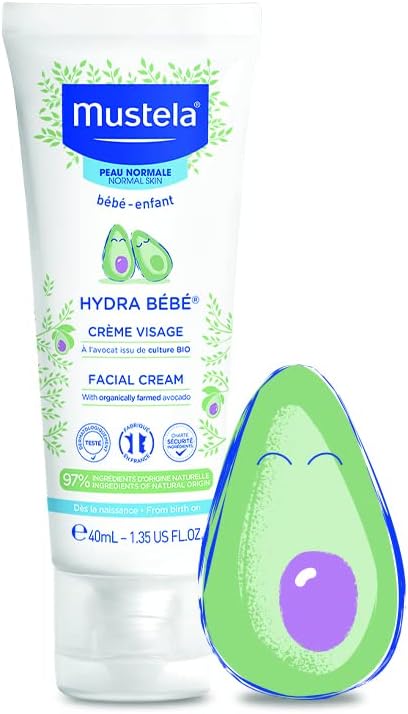 Mustela Hydra Bebe Face Cream – Daily Baby Moisturizer with Natural Avocado- 40ml - View 4 of 6