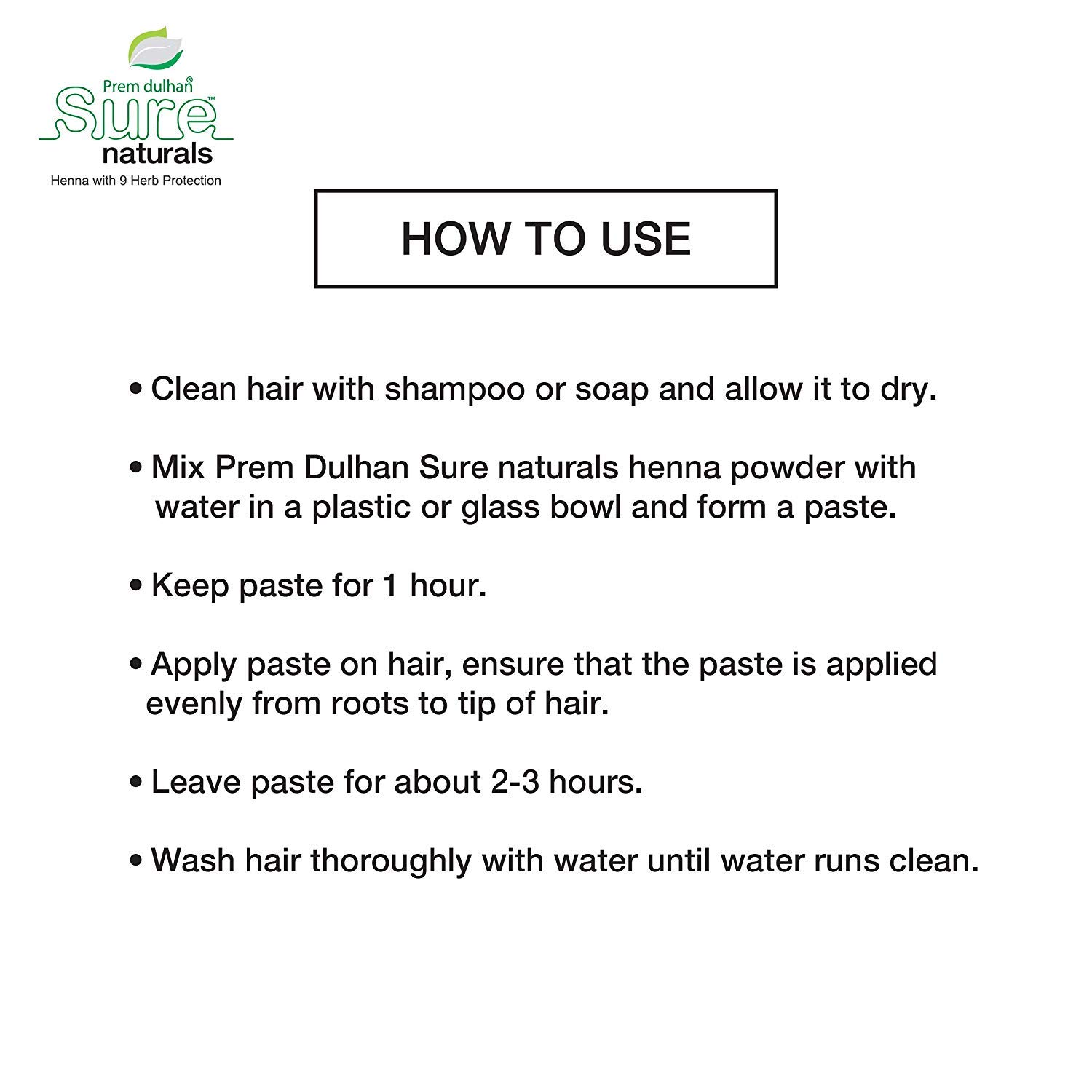 Prem Green Natural Henna with 9 Herbs Protection Mehendi Powder - 1Kg (Brown ) - View 4 of 4