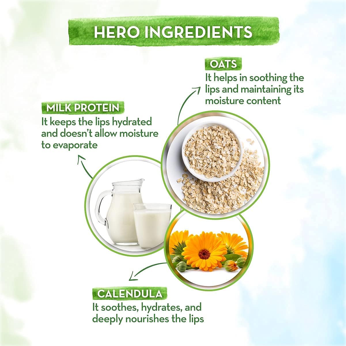 MAMAEARTH Natural Milky Soft Lip Balm for Kids, Babies for 12 Hour Moisturization, with Oats, Milk &amp; Calendula, 4g - Image 2