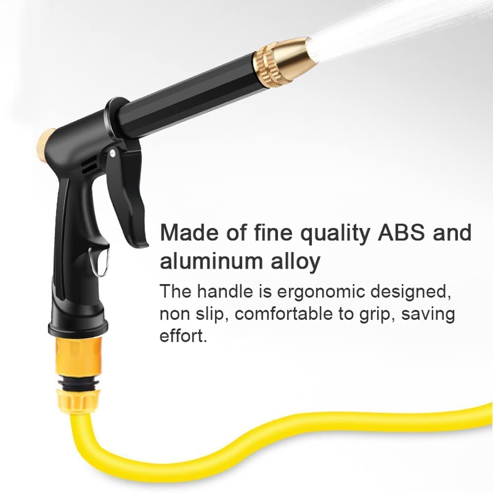 Heshiv (PACK OF 1) High Pressure Cleaning Gun,High Pressure Cleaning Nozzle,High Pressure Spray Gun,Garden Hose Nozzle,Car Wash,Pressure Water,Nozzle Cleaning Water,Gun Pistol Grip Spray - Related product