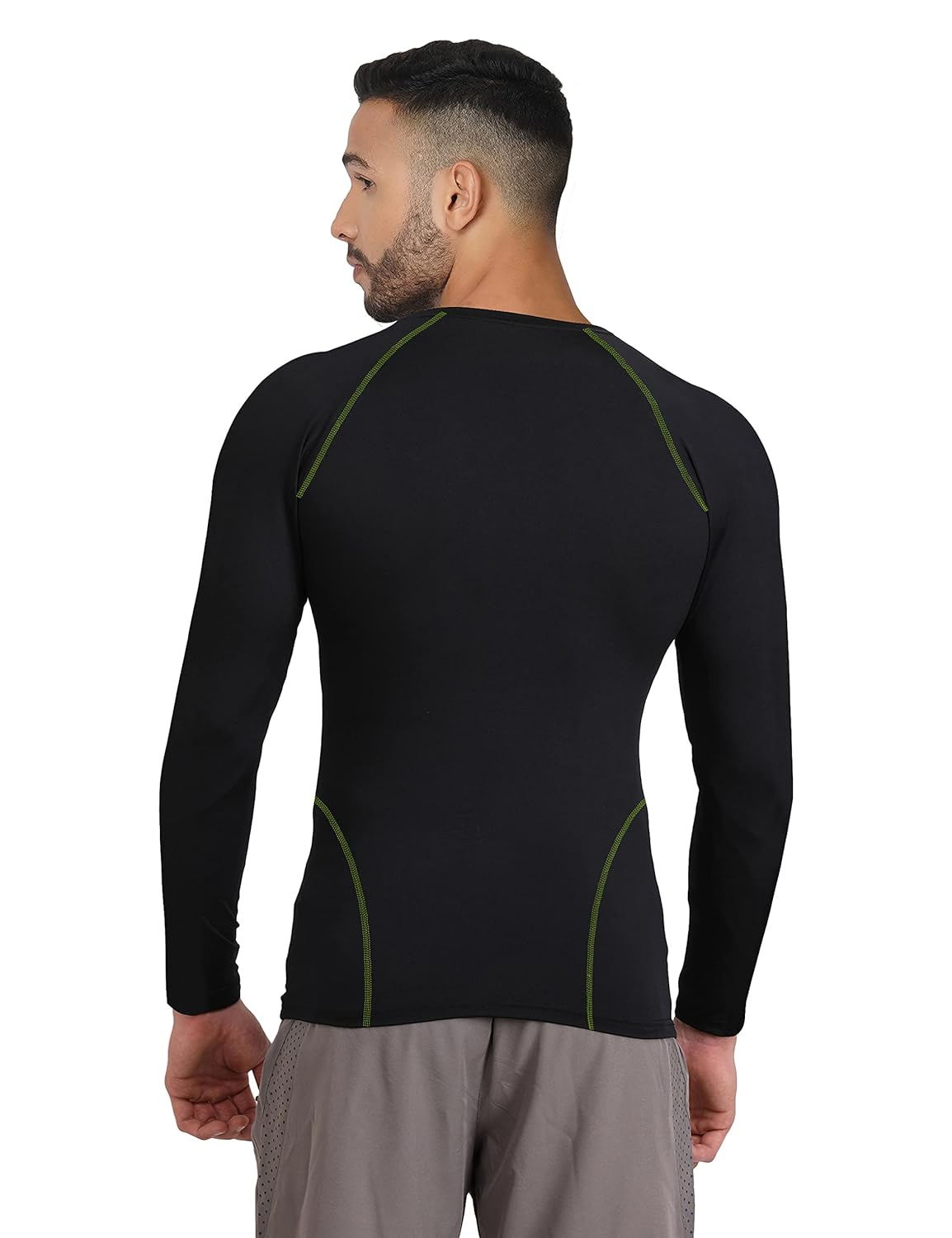 NEVER LOSE Compression t Shirts for Men  LARGE SIZE - View 2 of 4