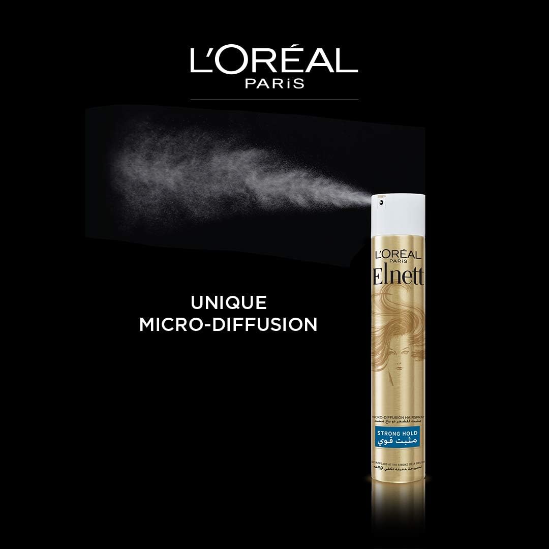 L'Oreal Paris Elnett Satin Hair Spray strong Hold 70ml - View 3 of 4