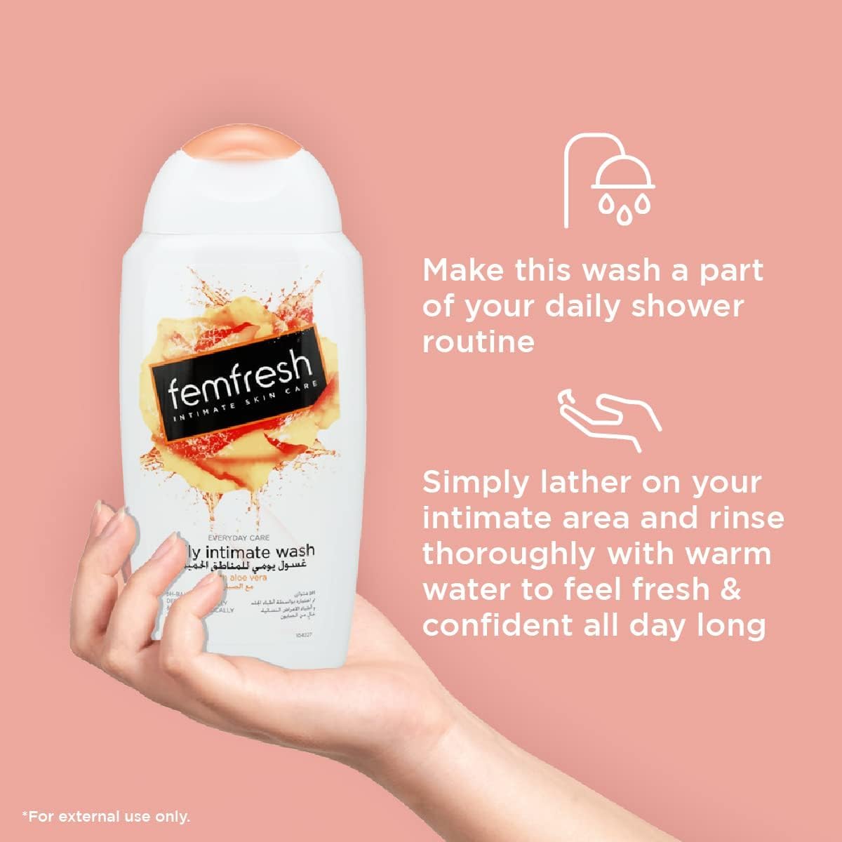 Fem Fresh Daily Intimate Wash With Aloe Vera 250ml - View 5 of 5