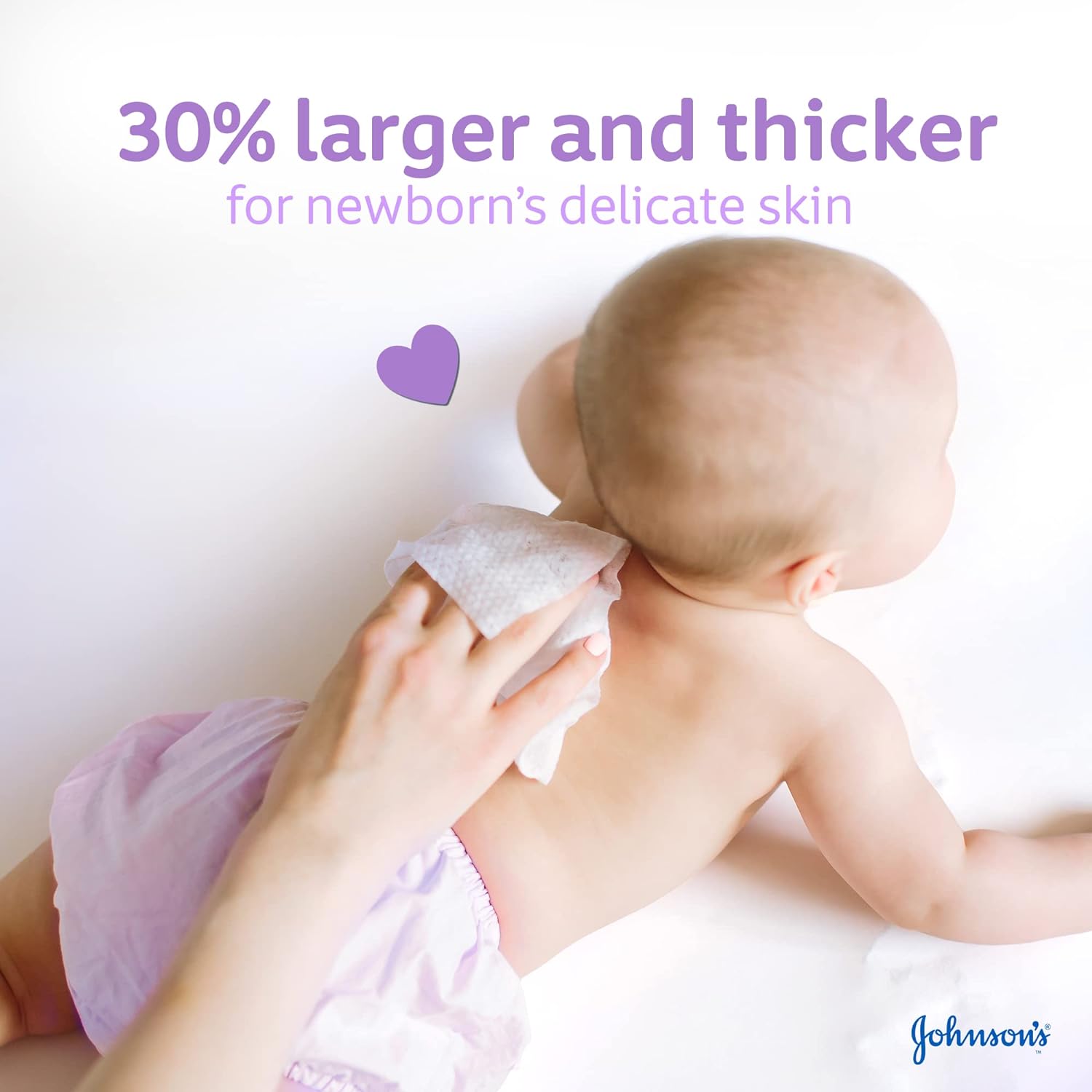 Johnson's Baby Wipes, Ultimate Clean, Pack of 48 Wipes - View 3 of 4