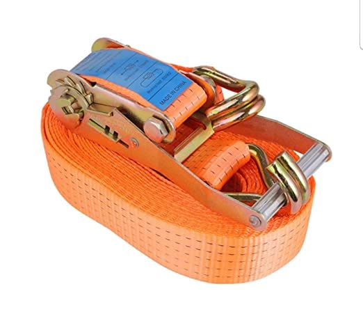HESHIV Ratchet Tie Down Straps, Securing Strap 500Kg Load Cap/1500Kg Break Strength Capacity 6 Meter, Heavy Duty Truck Padded Cam Lock Buckle Tie Down Lashing Straps Motorcycles, Moving Appliances-1PC - Related product