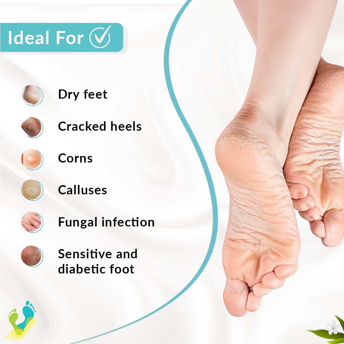 Fixderma Foobetik Cream, Foot cream, Foot care for diabetic, For Dry & Cracked Feet, Moisturizes & Soothes Feet, Heel Repair, For Calloused, or Chapped Skin, Paraben Free - 50g - View 3 of 6