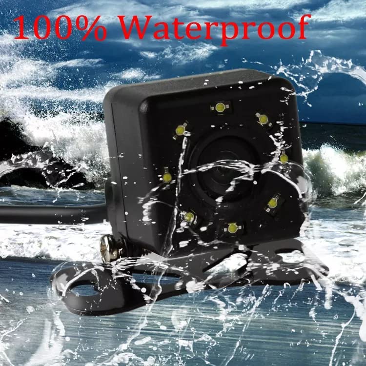 Techdash Car HD 720p Non Drill Rear View Night Vision Reversing Backup Camera for Dash Camera with 170 Degree View Angle,Waterproof, 6m Cable - View 4 of 6