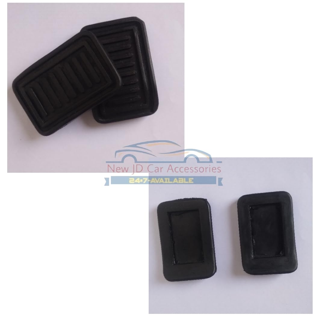 MY IND Car Accessories,Combo Pack Dash Board Lock for Mahindra Bolero Zlx New Model ABS Glove Box Latch &amp; 2 PIS Brake &amp; Clutch Foot Pedal Pad,Rubber Cover Part No [1723] - View 3 of 3