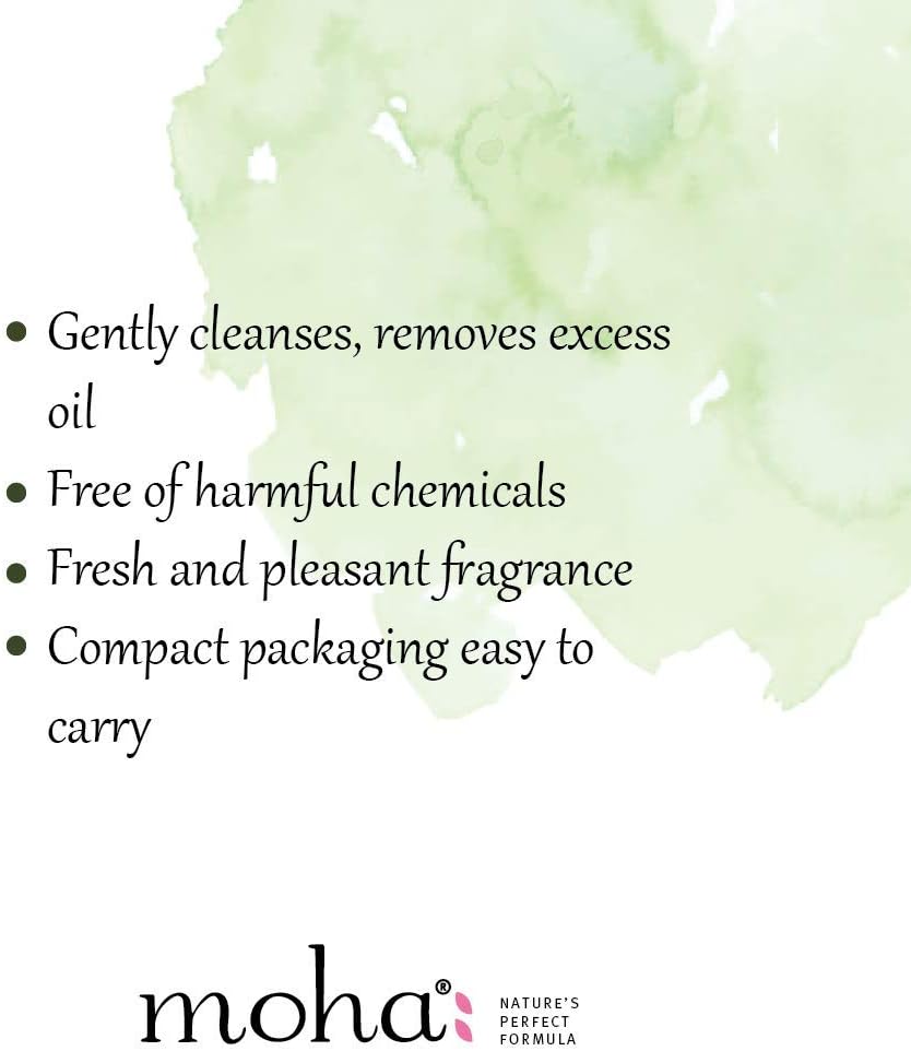 moha: Herbal Face Wash 100 ML X 1 | Face Wash With Goodness Of Neem, Aleovera, Cucumber, Rose &amp; Yashtimadhu Which Keep Skin Healthy, Soft &amp; Glowing, For All Skin Type, 100ml - View 4 of 5