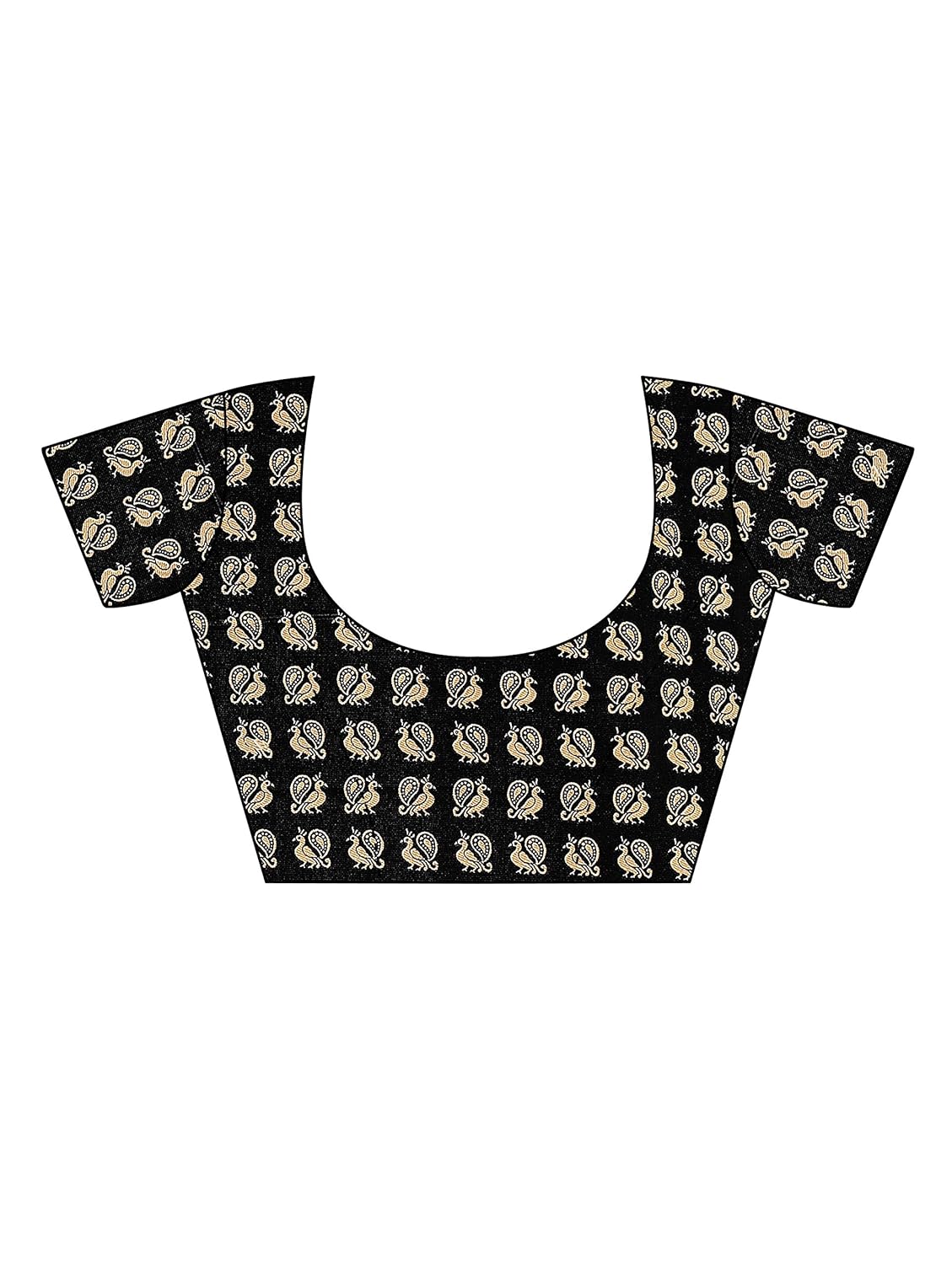 PISARA Women's Banarasi Art Silk Saree With Unstiched Blouse Piece - View 4 of 4