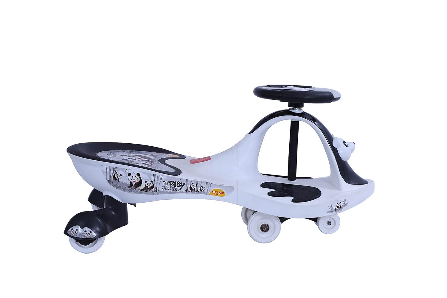 Toyzone Baby Panda Free Wheel Magic Car Swing Car | Baby Car | Kids Car | Toy Car | Push Car | Ride on Car with Music and Horn - View 2 of 3