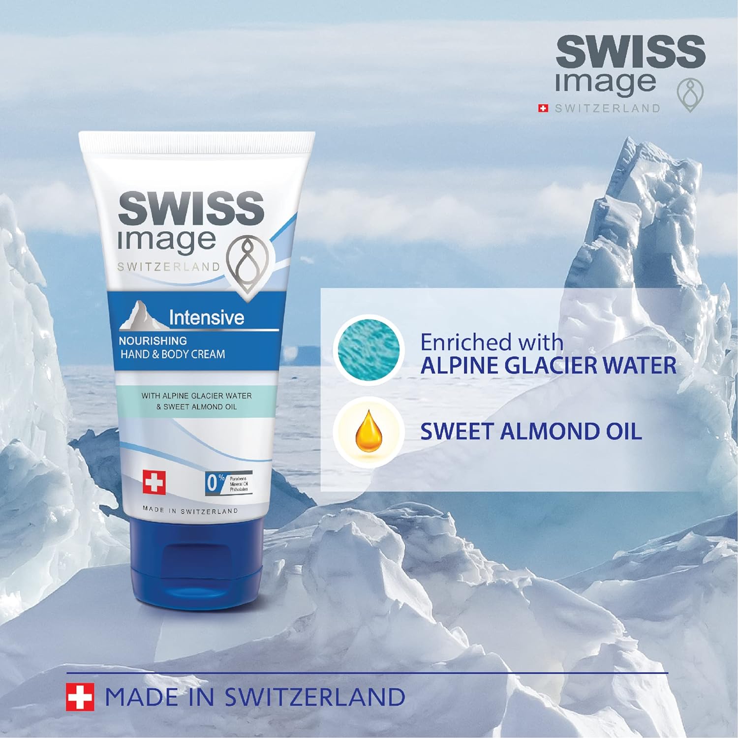Swiss Image Intensive Nourishing Hand and Body Cream, Deep Moisturizer, Provides Hydration and Nourishment, Suitable for All Skin Types, 75ml - View 2 of 6