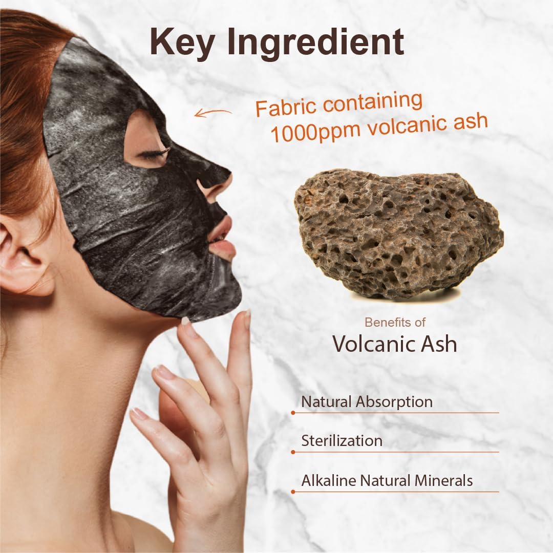 PUREDERM Deep Purifying Black O2 Bubble Sheet Mask Volcanic - 1 Piece - View 2 of 5
