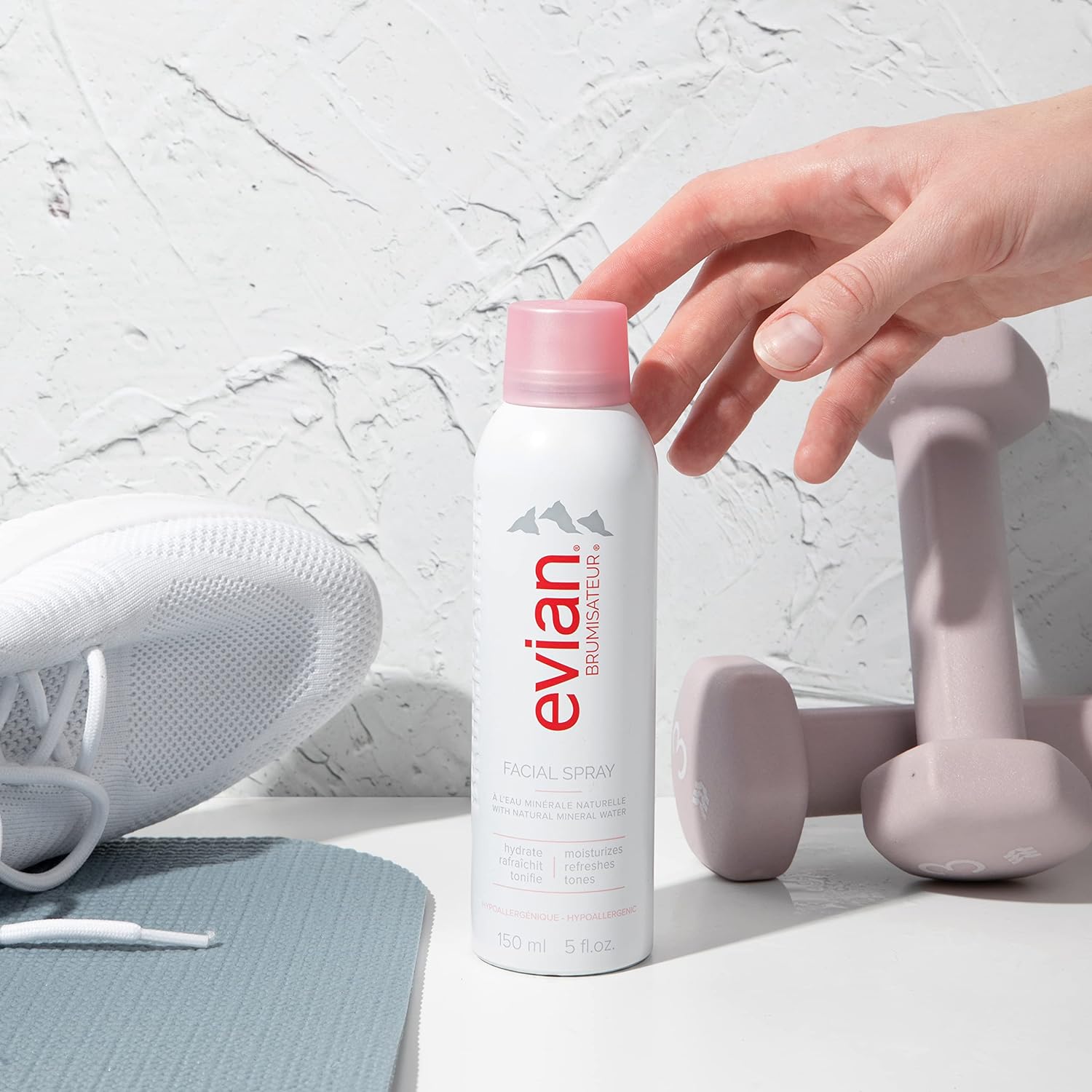 EVIAN BRUMISATEUR NATURAL MINERAL WATER FACIAL SPRAY 150 ML - View 3 of 4