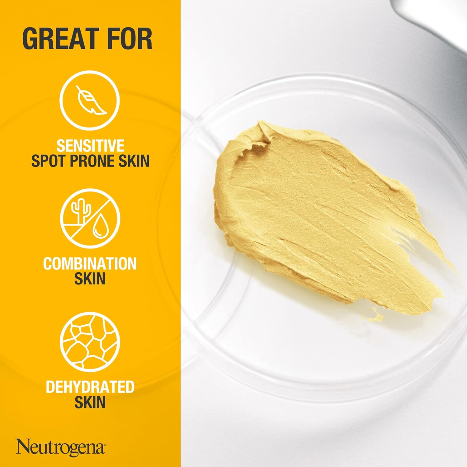 Neutrogena, Soothing Clear Mask, Absorbs &amp; Calms Stressed Skin, 50ml - View 3 of 4