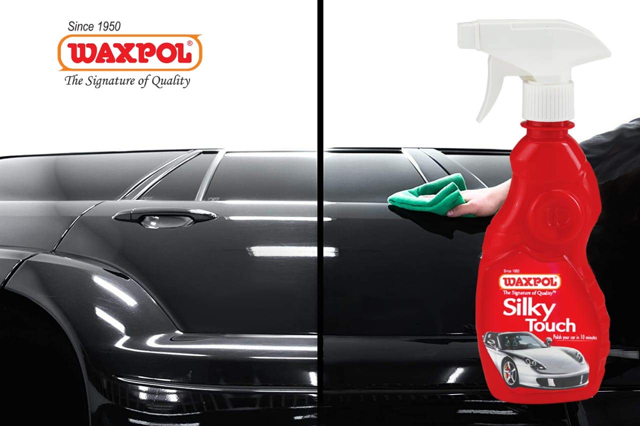 Waxpol Silky Touch Liquid Wax Polish 300ml for Ultimate High Gloss Shine, Hydrophobic &amp; UV Protection For Car &amp; Bike - View 5 of 7