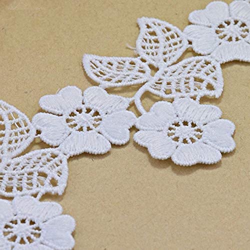 ORIENT LACE CRAFT White lace and Border Material (5 cm) Qty 10 Meter - View 4 of 5