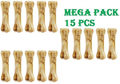Skora Pressed Dog Chew Bone, Mini (3-inch x 15 Pieces) Mega Pack - View 2 of 2