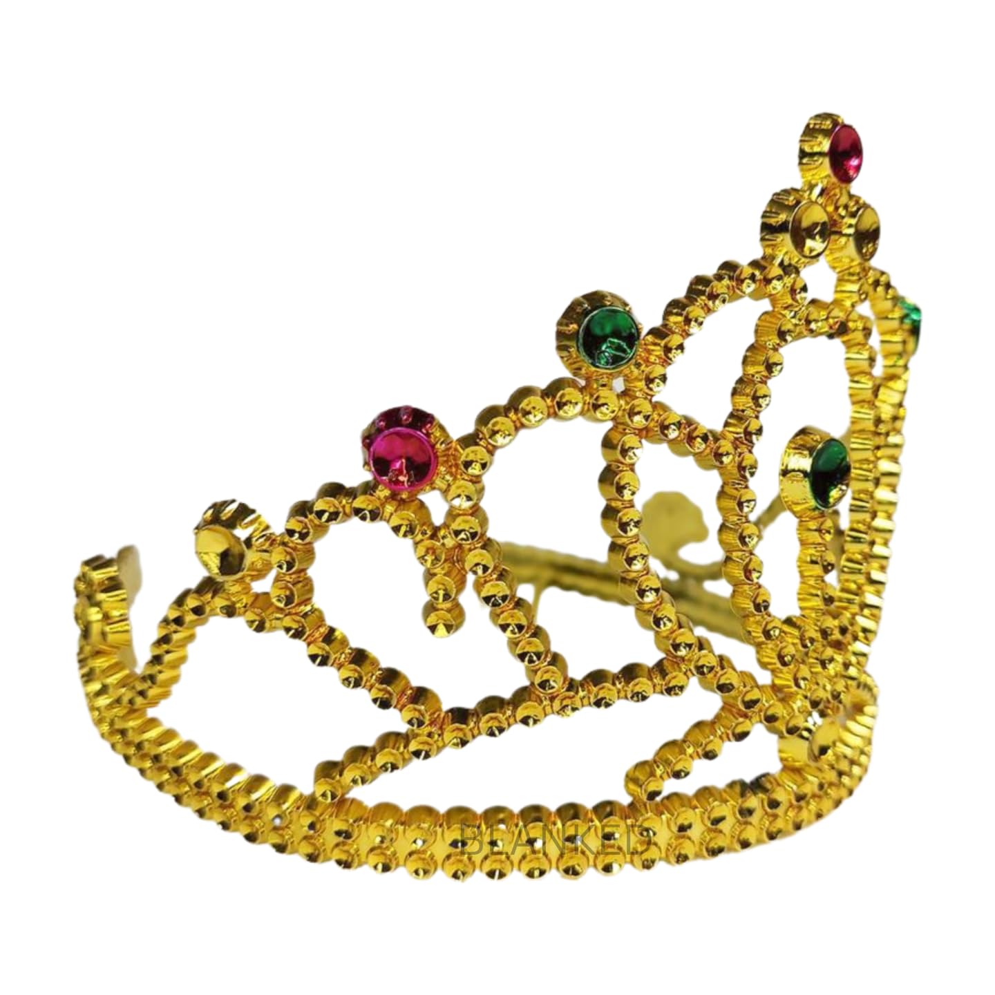 Royal King Crown Fancy Dress Costume for Kids &amp; Adults| Royal Gold Crown Accessories for Men &amp; Women| Medieval |King &amp; Prince Costume for School Drama &amp; Dance – 1 Piece - View 3 of 4