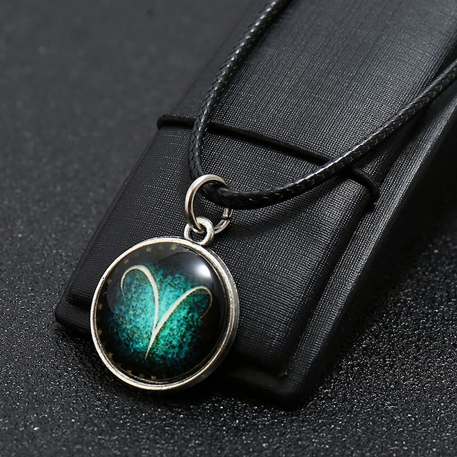 Young &amp; Forever Valentine Gift Constellation Luminious Glow in the Dark Necklace Zodiac Pendant Necklace Jewelry Fashion Horoscope Sign Astrology Zodiac Star Necklace - View 5 of 6