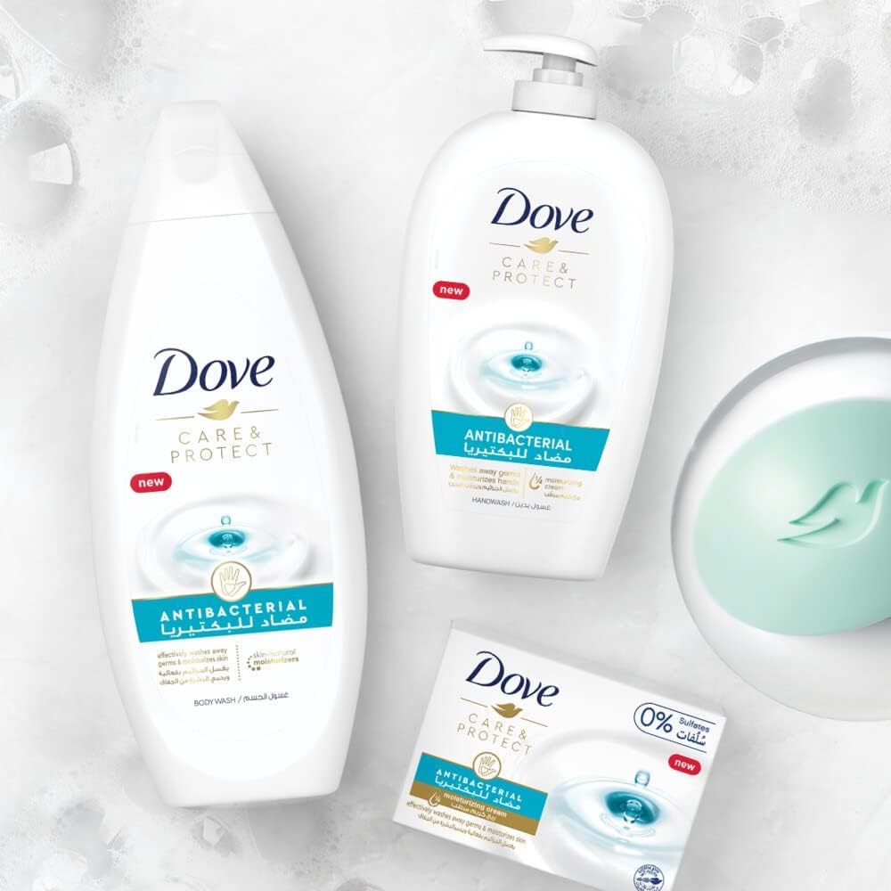 Dove Antibacterial Soap Bar For all skin types, Care &amp; Protect, with moisturising formula to protect from dryness and germs, 125g - View 5 of 5