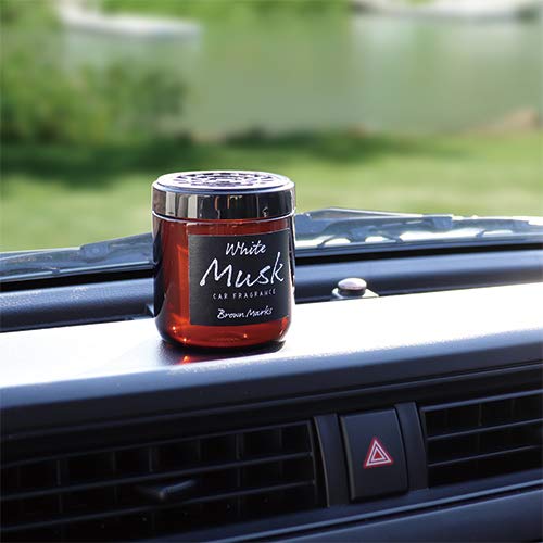 CARALL Brown Marks Gel White Musk Car Air Freshener (160 gm) - View 3 of 4