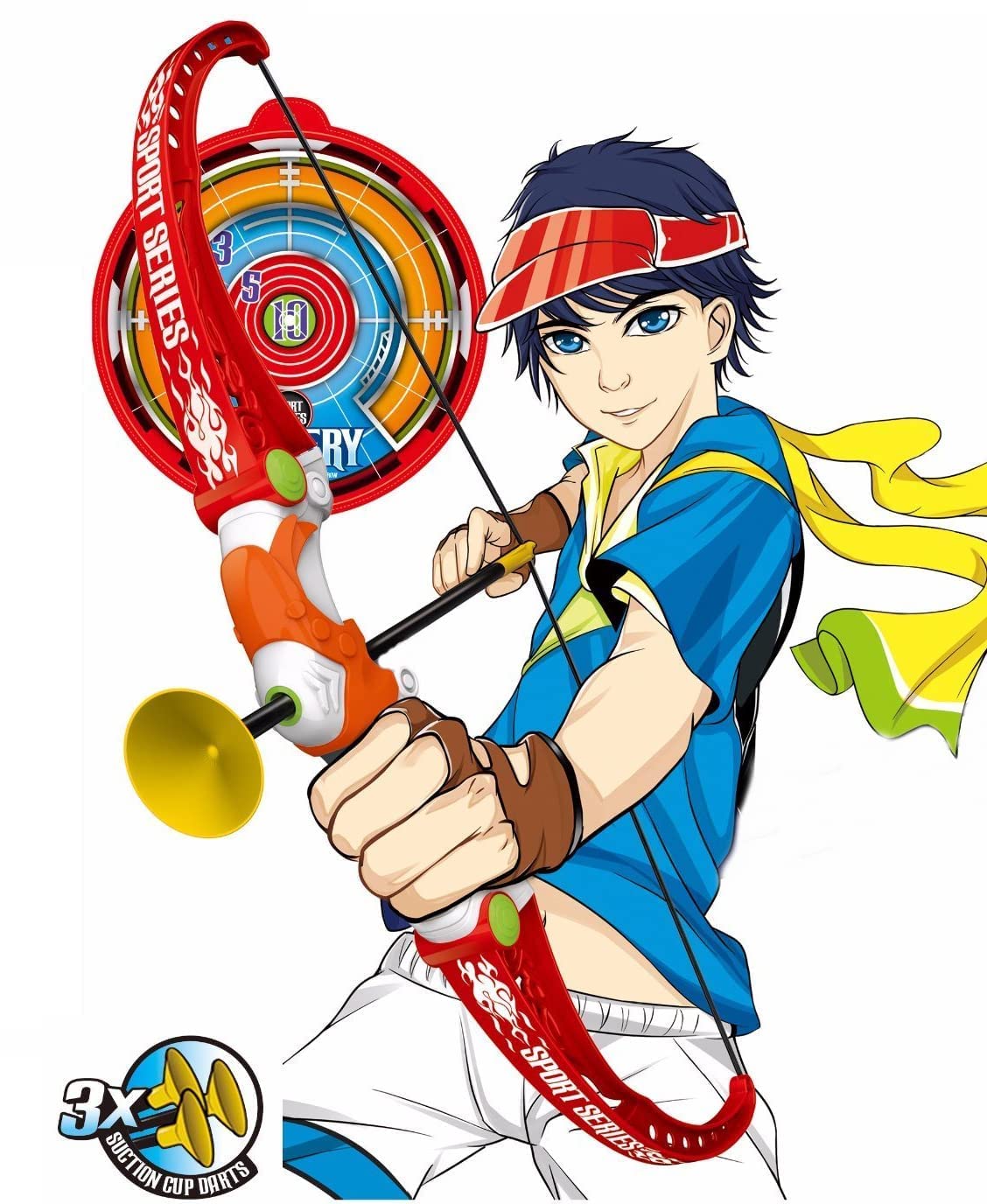 SUPER TOY Kids Bow &amp; Arrow Toy Archery Set with Target Board for Boys - 6 Teer Dhanush Kaman for 4 5 6 + Years Old - View 4 of 5