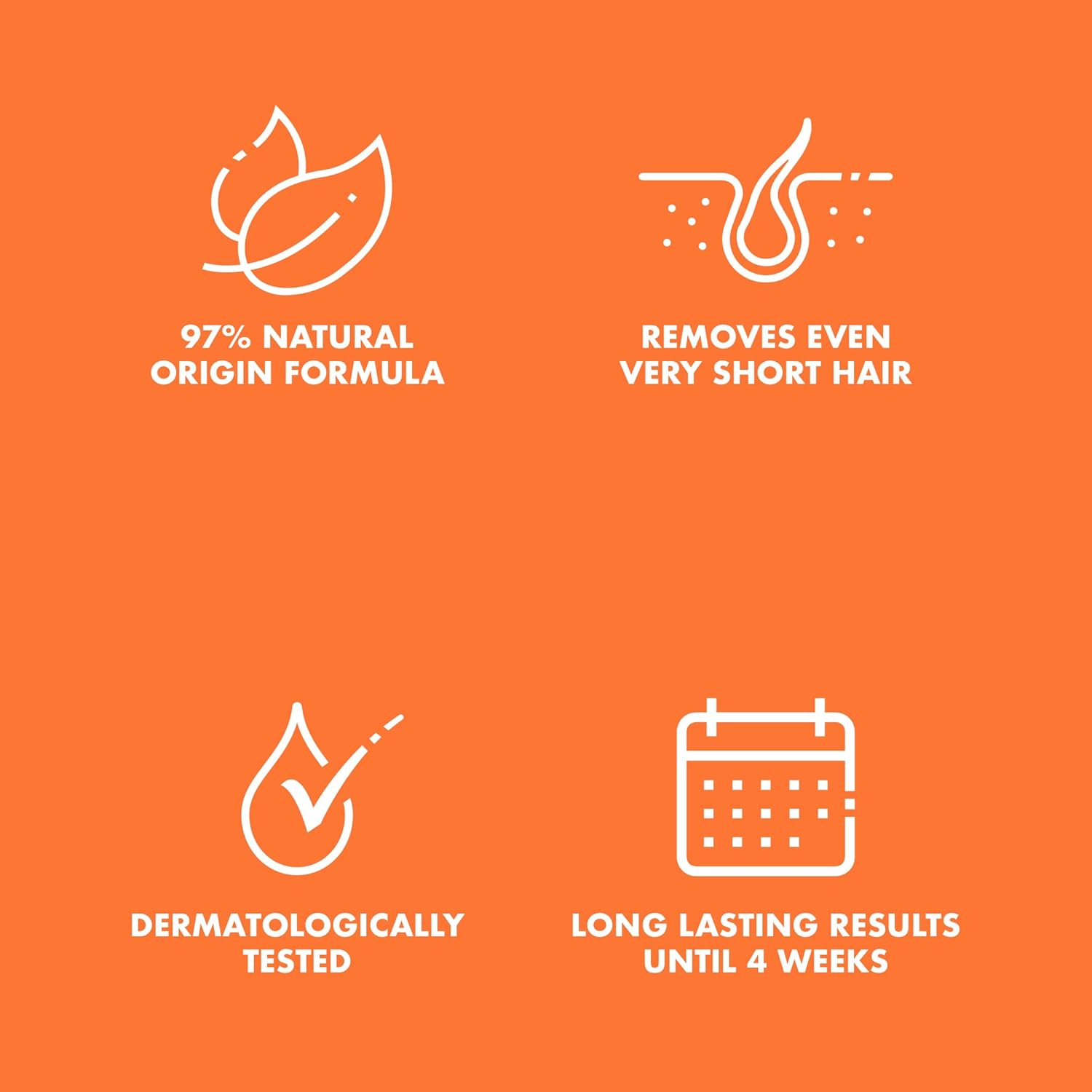 NAIR HAIR REMOVAL EASY TO USE FACE WAX STRIPS WITH APRICOT MILK 20s + 4 POST WAX WIPES - View 3 of 5