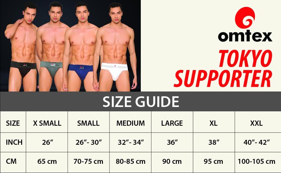 omtex Tokyo Cotton Supporter Back Covered for Men SMALL SIZE - View 5 of 5