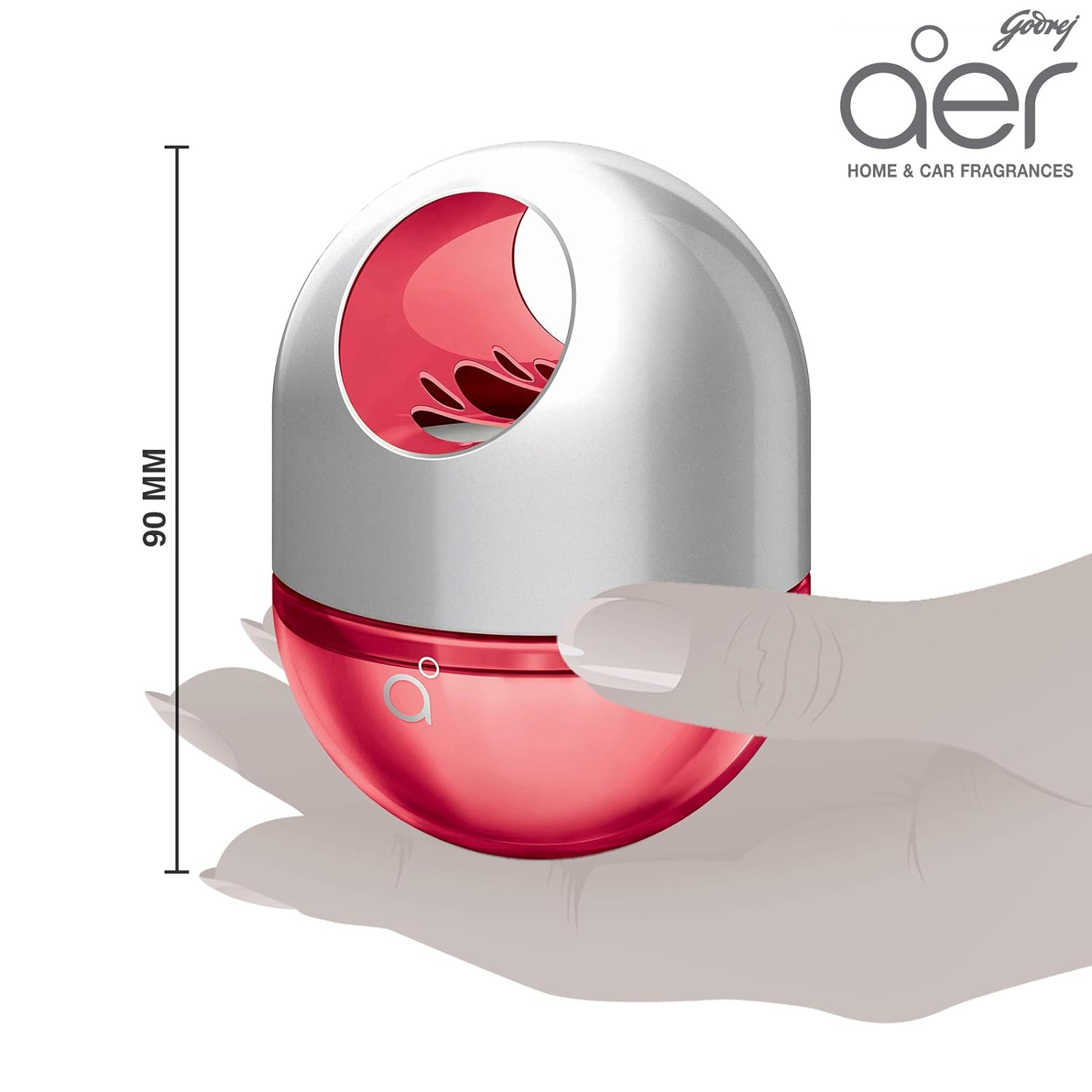 Godrej aer Twist – Car Air Freshener | Car Accessories | Petal Crush Pink (45g) - View 5 of 6