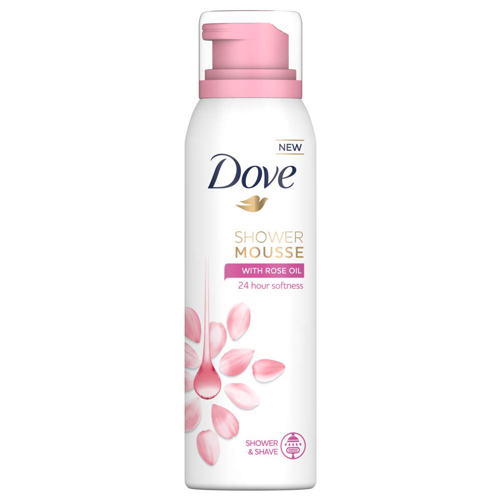 Dove Creamy Shower and Shaving Mousse, Gentle Cleanser Infused with ...