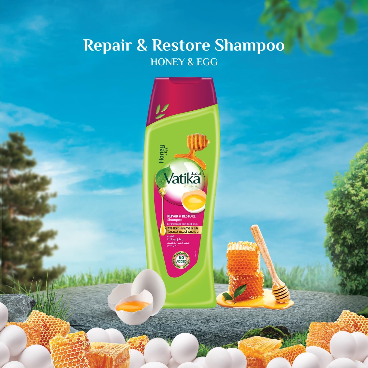 Vatika Shampoo Repair and Restore, 400ml - View 5 of 5