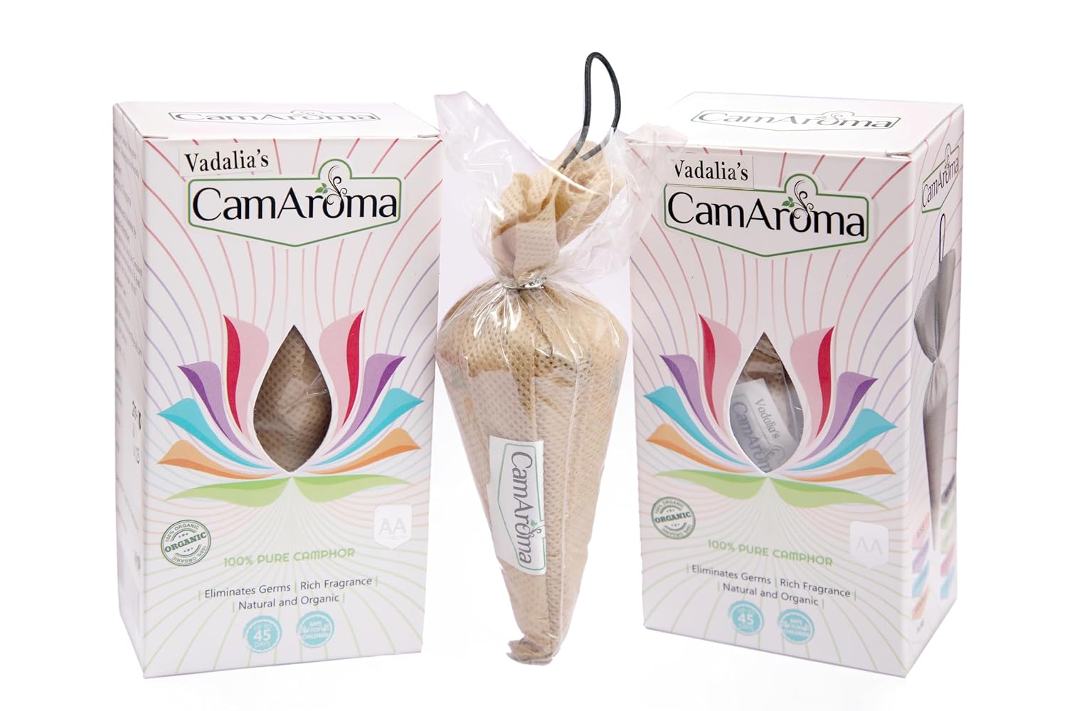 Vadalia's CamAroma Sandlwood Camphor Cone Air Freshener for Room Car and Mosquito Repellent (Pack of 2) - Related product