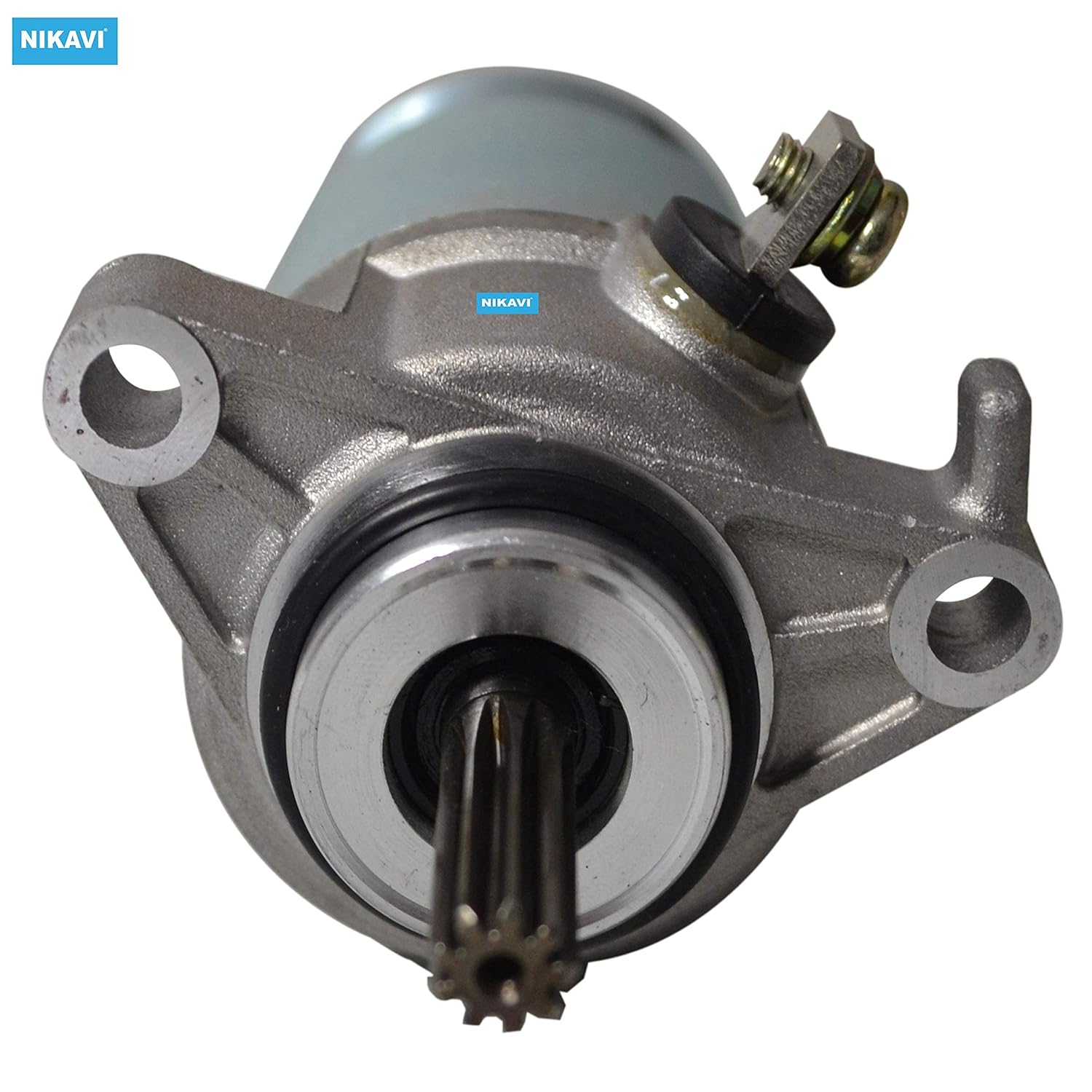 NIKAVI SM4 Self Starter Motor Assembly Compatible for Ray/FZR/FZS/SZS/SZR/Fascino/Fazer/FZ-16/FZ-FI v2/Alfa/Saluto 125 - View 2 of 4