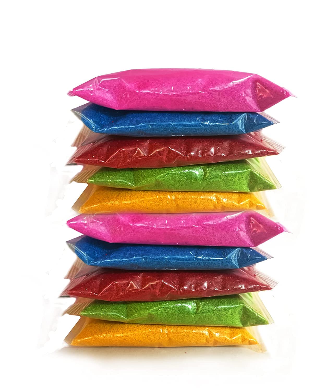 CraftVatika Rangoli Colour Powder with Stencils Kit Diwali Decoration Items for Home Stencils Tool Floor Art Rang for Home Navratri Pongal Pooja Mandir Decor - View 3 of 5