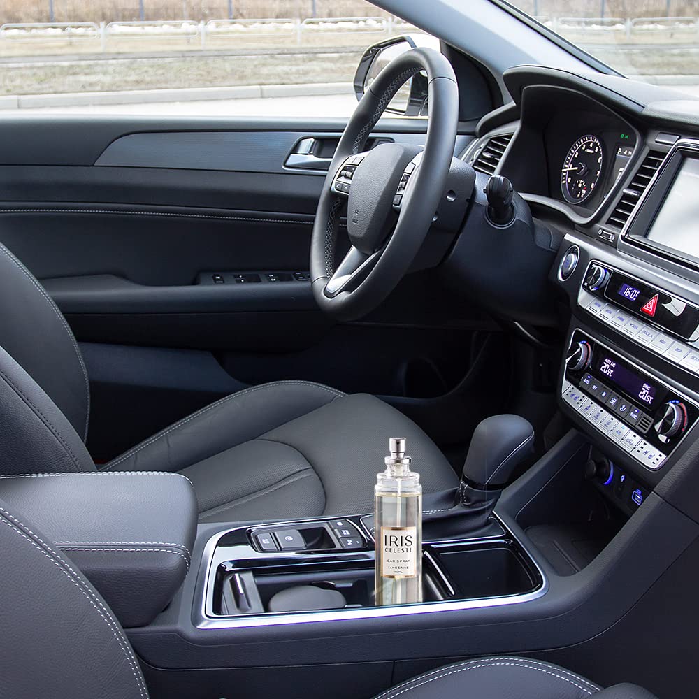 IRIS Celeste Car Spray, Tangerine, FruityTangerine Fragrance, Elegant and Mesmerizing Home Fragrance Solutions, Fragrances for Fine Living, 1 100 ml bottle of Car Spray - View 5 of 6