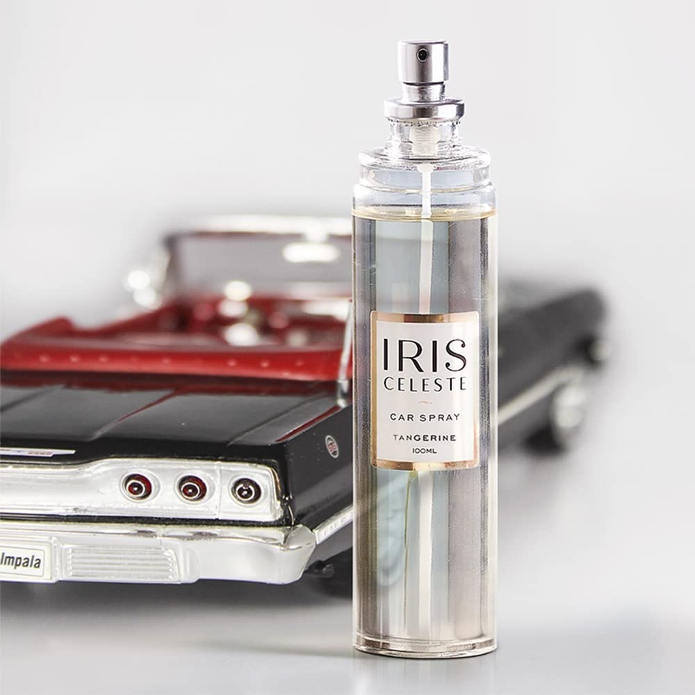 IRIS Celeste Car Spray, Tangerine, FruityTangerine Fragrance, Elegant and Mesmerizing Home Fragrance Solutions, Fragrances for Fine Living, 1 100 ml bottle of Car Spray - View 4 of 6