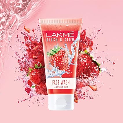 LAKMÉ Blush &amp; Glow Face Wash Strawberry Blast (50g) - View 3 of 7