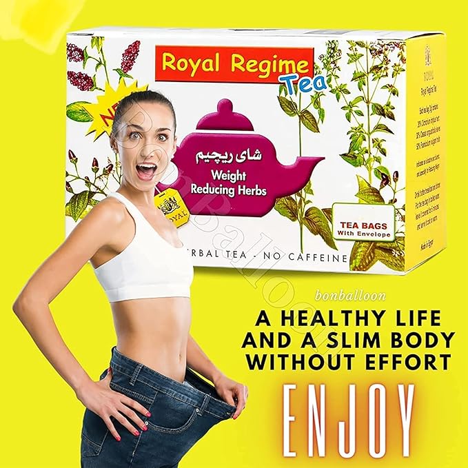 Royal Regime Tea Weight Reducing Slimming Herbs Loss Diet Herbs Herbal Infusion Herbal Tea Bags Fennel Herbal Green 50 Tea Bags (100g) - View 3 of 5