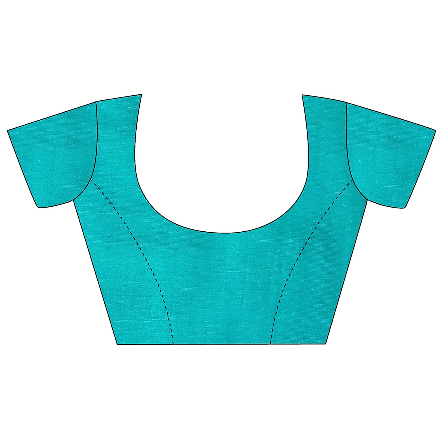 Rekha Maniyar Women's Art Silk Paisley Printed Saree With Unstitched Blouse (Half-Half) - View 4 of 5