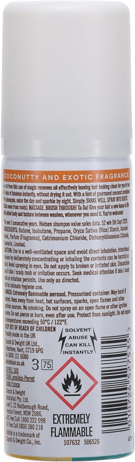 Batiste Dry Shampoo, Tropical, 50ml - View 2 of 3