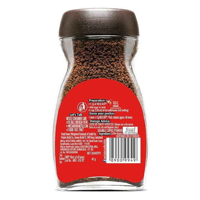 NESCAFE Classic Instant Coffee Powder (45g) Jar - View 2 of 4