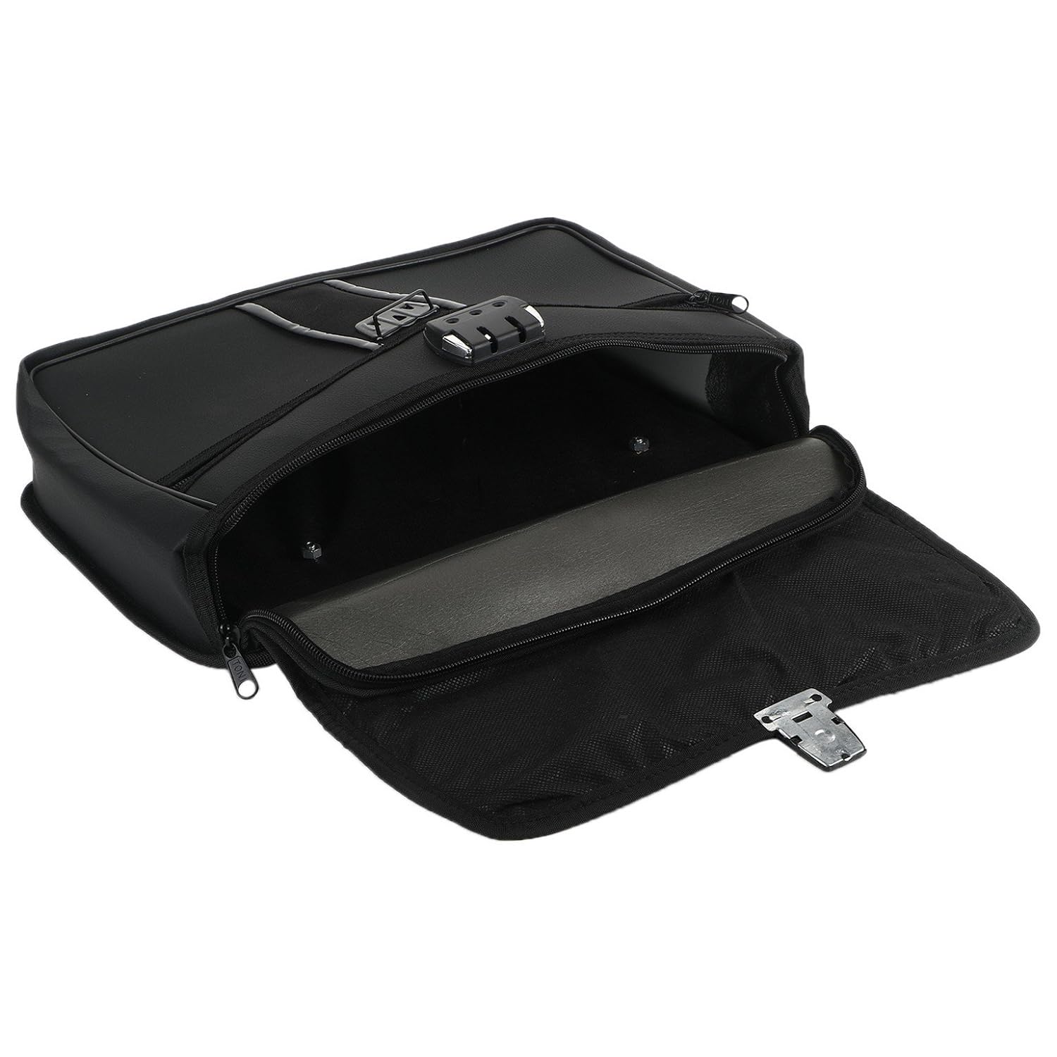 Autofy Side Bag and Metal Clip for All Bikes (Black) - View 4 of 5