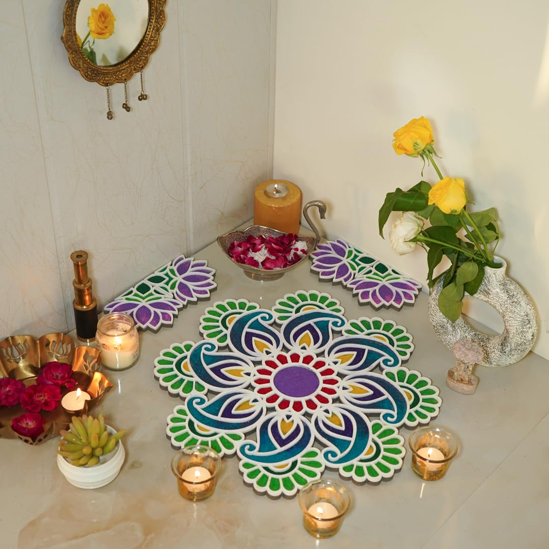 Island Rangoli Mukund Design 16'' | Crochet Series | Available in 2 ...